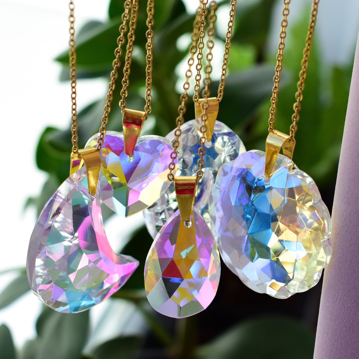 Aurora Teardrop Necklace - Quantumarium