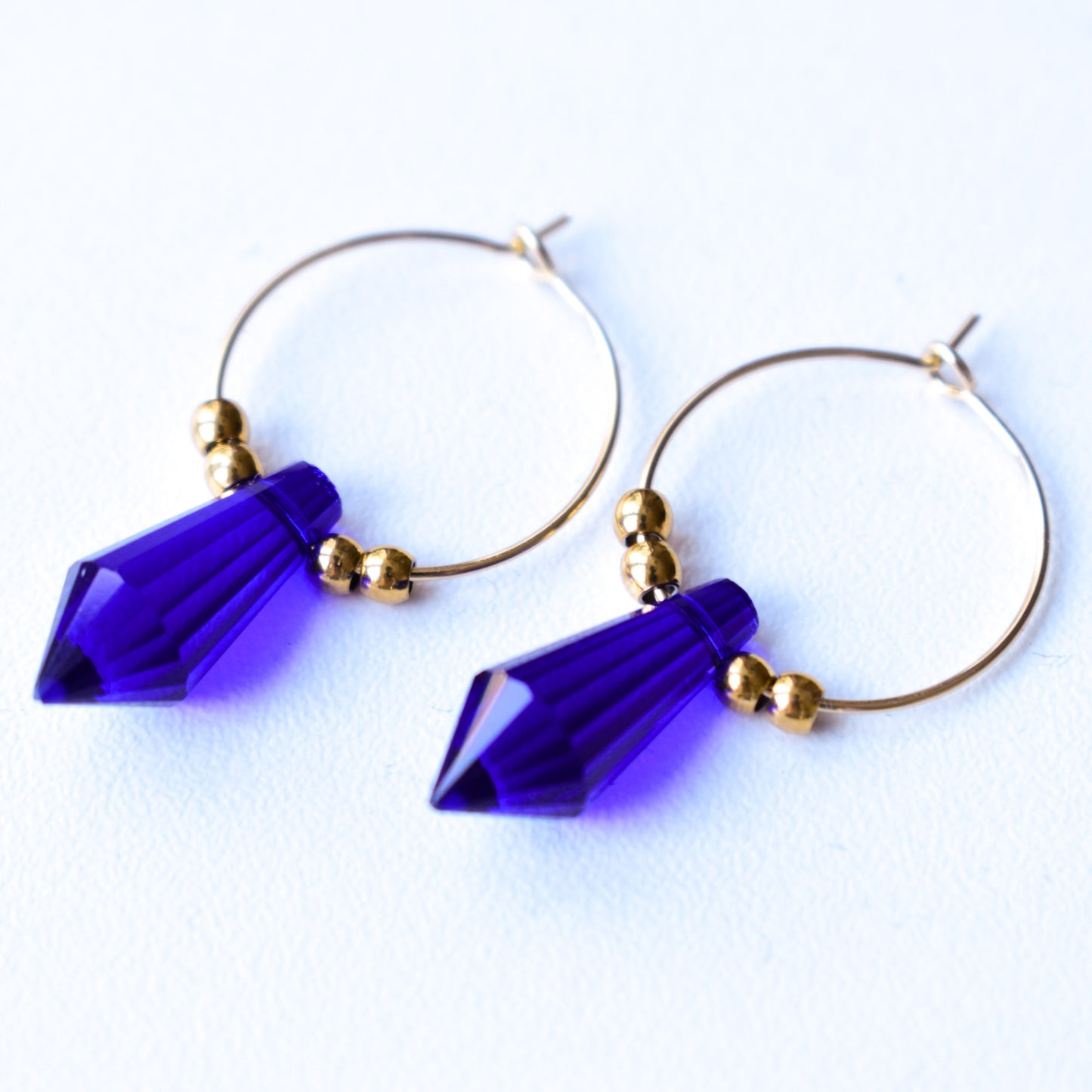 Blue Ice Earrings - Quantumarium