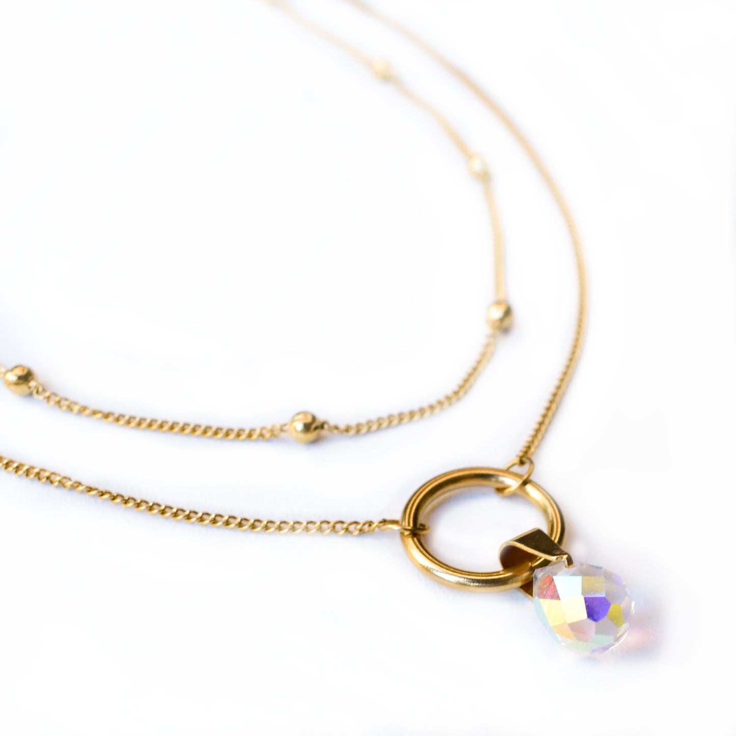 Layered Crystal Necklace - Quantumarium