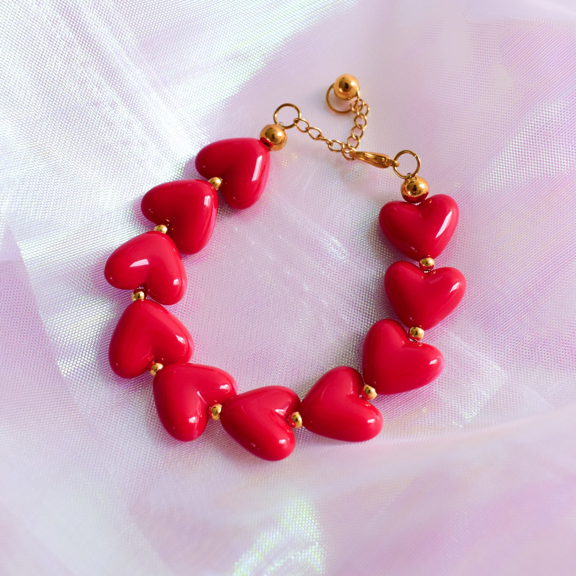Red Heart Bracelet - Quantumarium