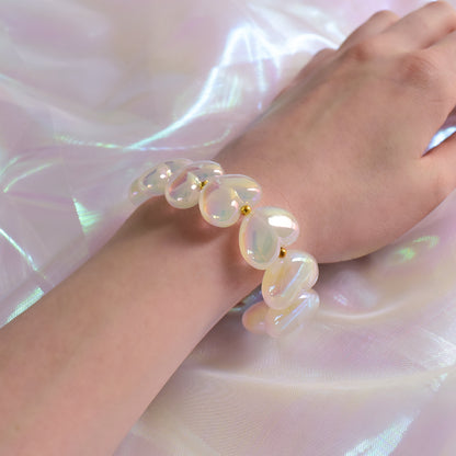 Iridescent Heart Bracelet - Quantumarium