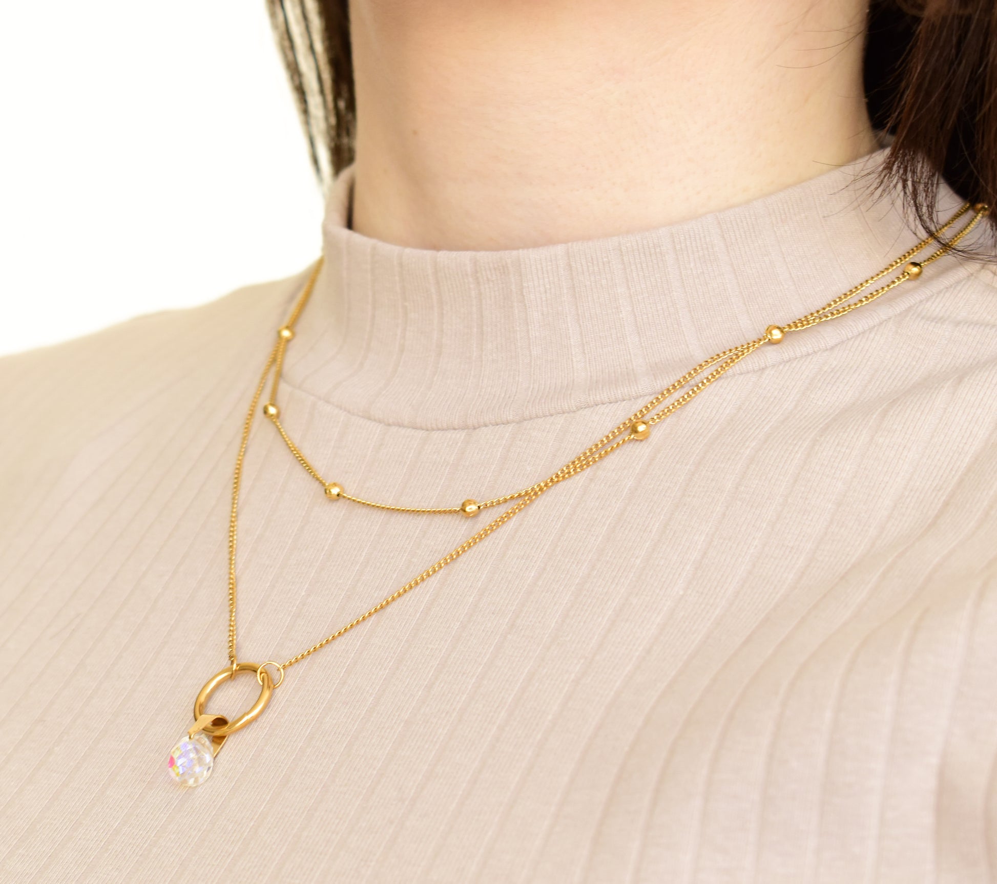 Layered Crystal Necklace - Quantumarium