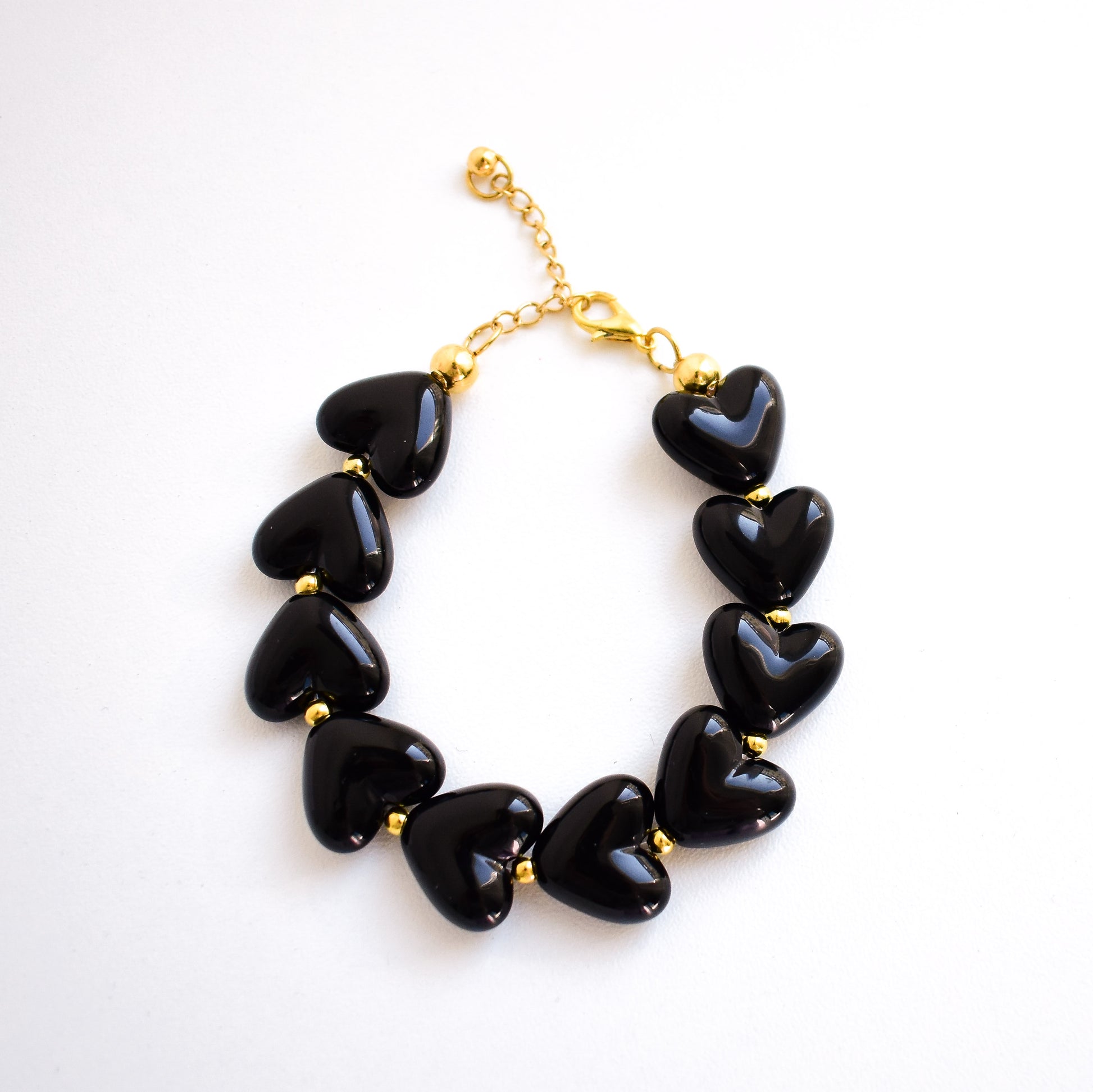 Black Heart Bracelet - Quantumarium