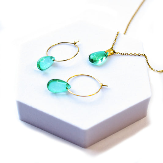 Emerald Tears Set