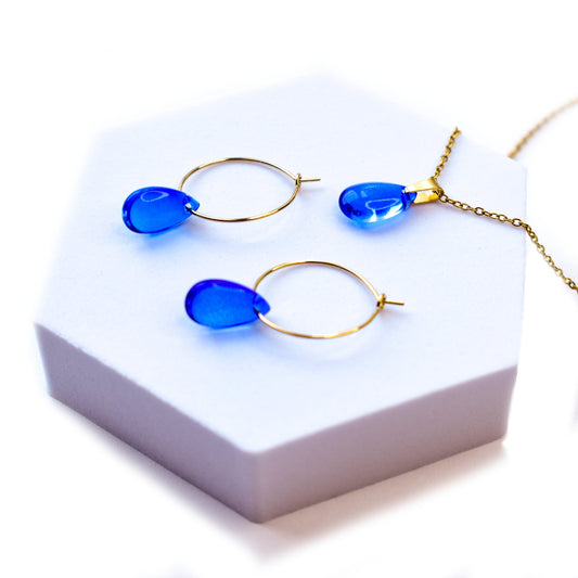 Saphire Tears Set